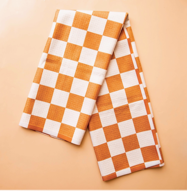 Sunshine Studios Checker Tea Towel
