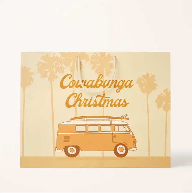 Sunshine Studios Cowabunga Christmas Gift Bag