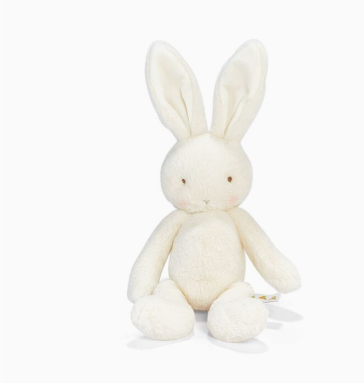 Bunnies By The Bay Bun Bun Bunny Basket - Cream