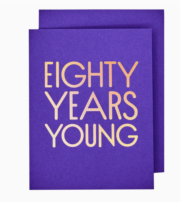 The Social Type 80 Years Young