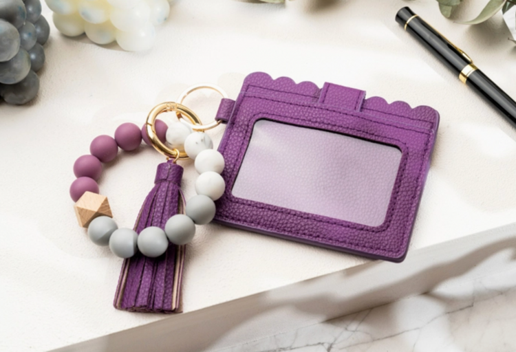 American Leather Goods Leather Keychain Wallet