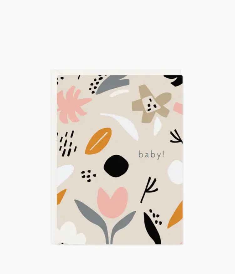 Ramona & Ruth Baby Floral Mini Card