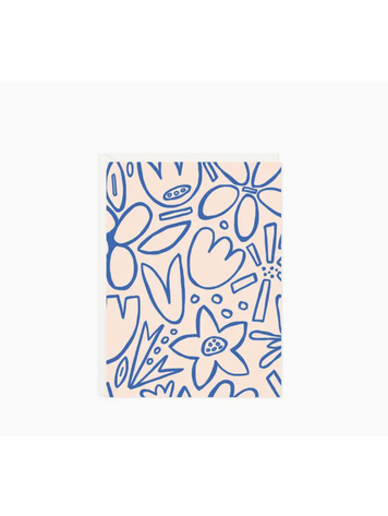 Paula & Waffle Garden Florals Mini Card