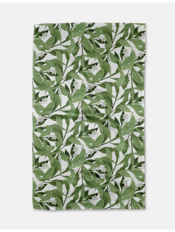 Geometry Leaf It To Me Tea Towel