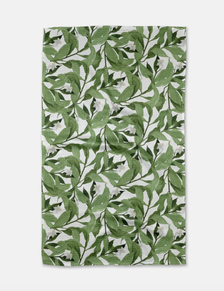 Geometry Leaf It To Me Tea Towel