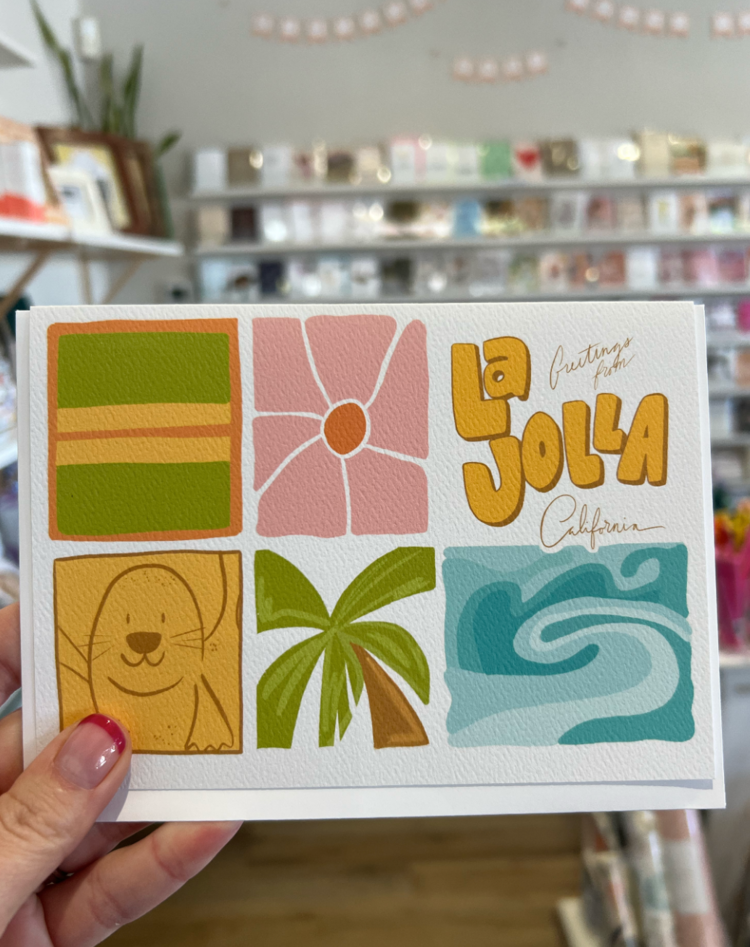 Sweet Paper Custom Hi La Jolla Card