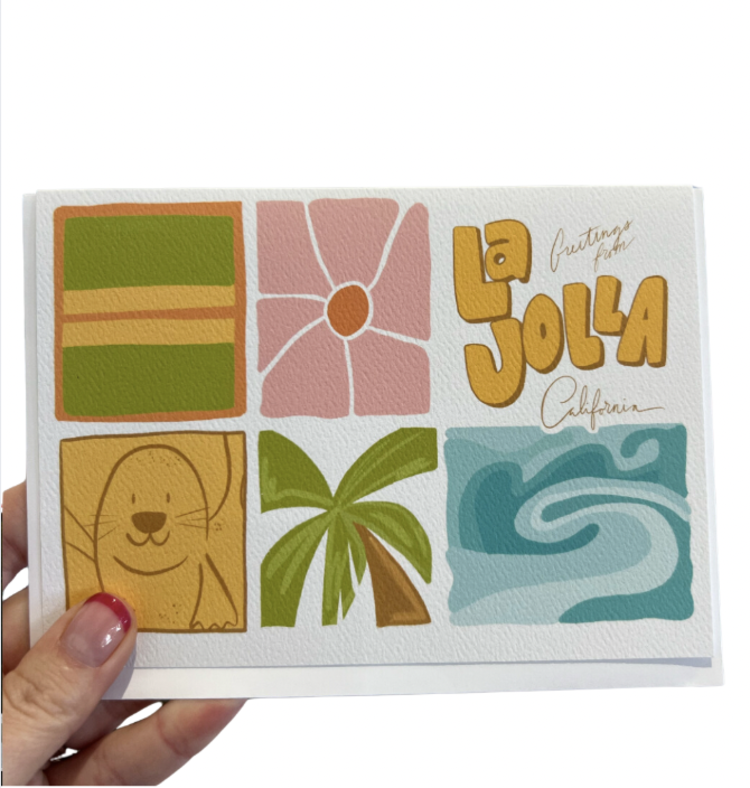 Sweet Paper Custom Hi La Jolla Card