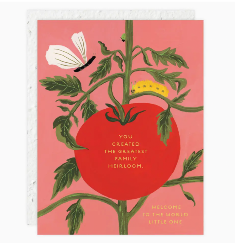 Seedlings Heirloom - Baby Card