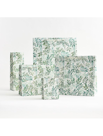 Paper Source Watercolor Garden Foil Bag, Small