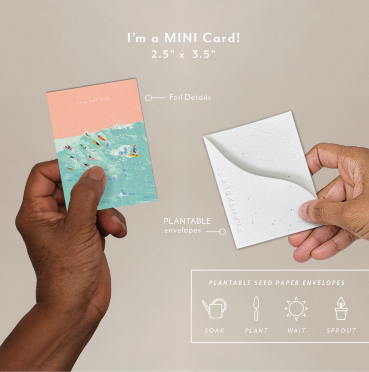 Seedlings Sprout Card