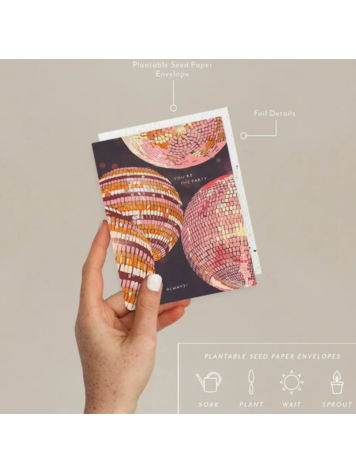 Seedlings Disco - Birthday Card