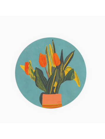 Seedlings Tulips Coaster