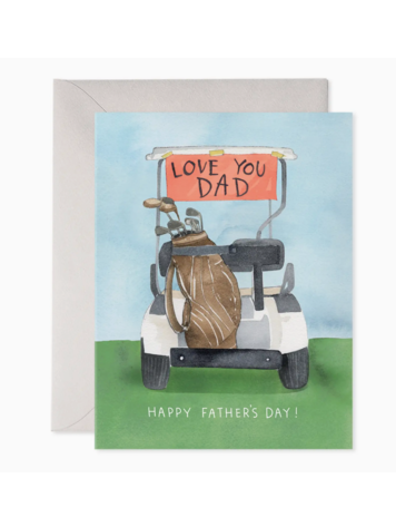 E. Frances Paper Studio Golf Cart Dad