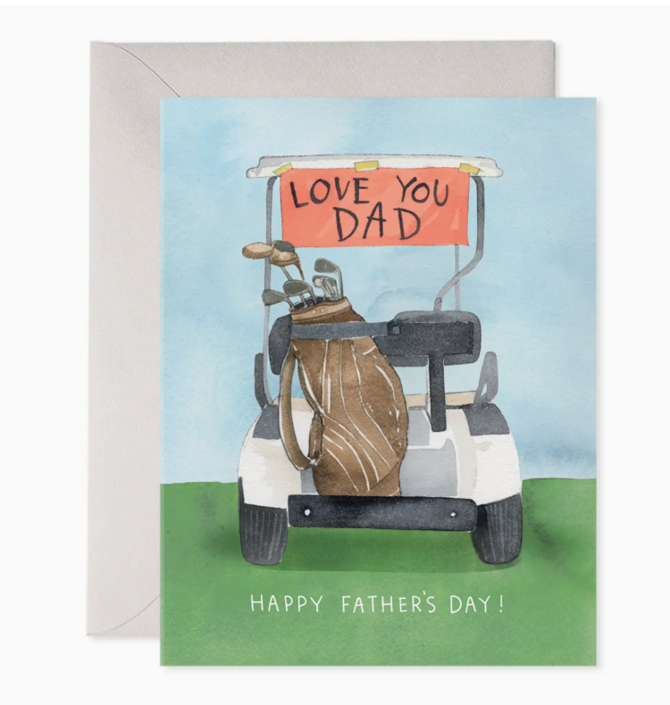 E. Frances Paper Studio Golf Cart Dad