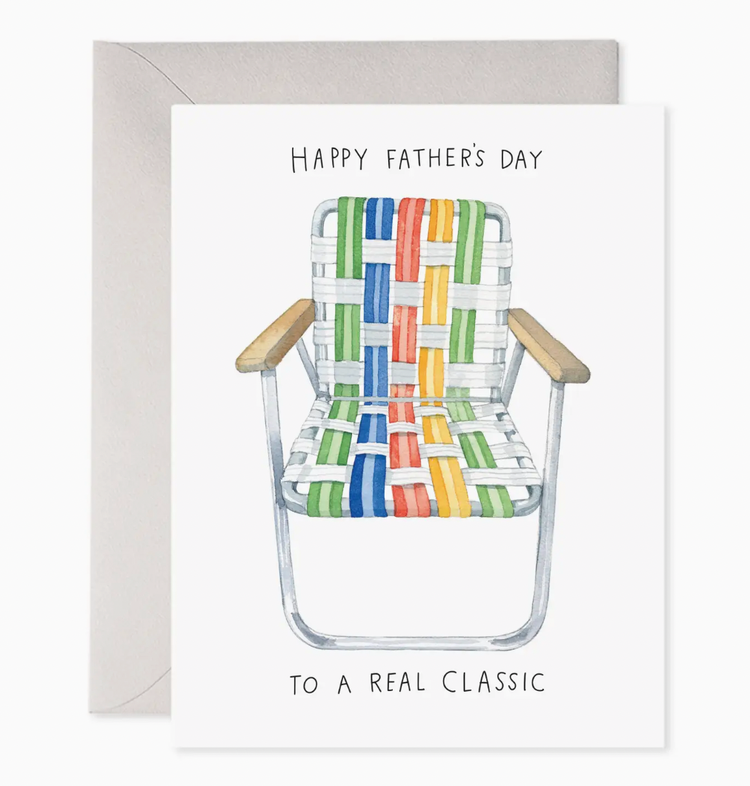 E. Frances Paper Studio Lawn Chair Dad