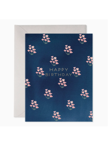 E. Frances Paper Studio Dainty Block Print Blue