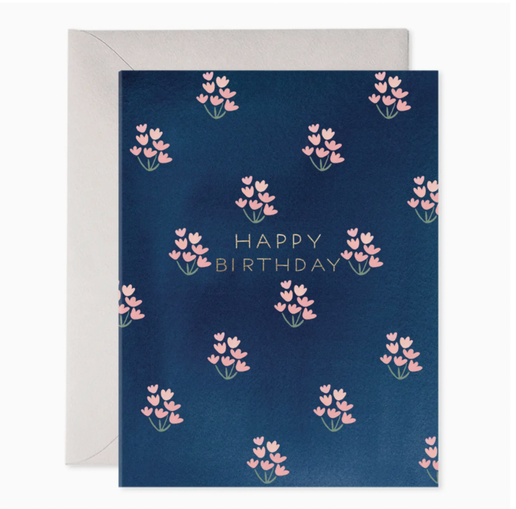 E. Frances Paper Studio Dainty Block Print Blue