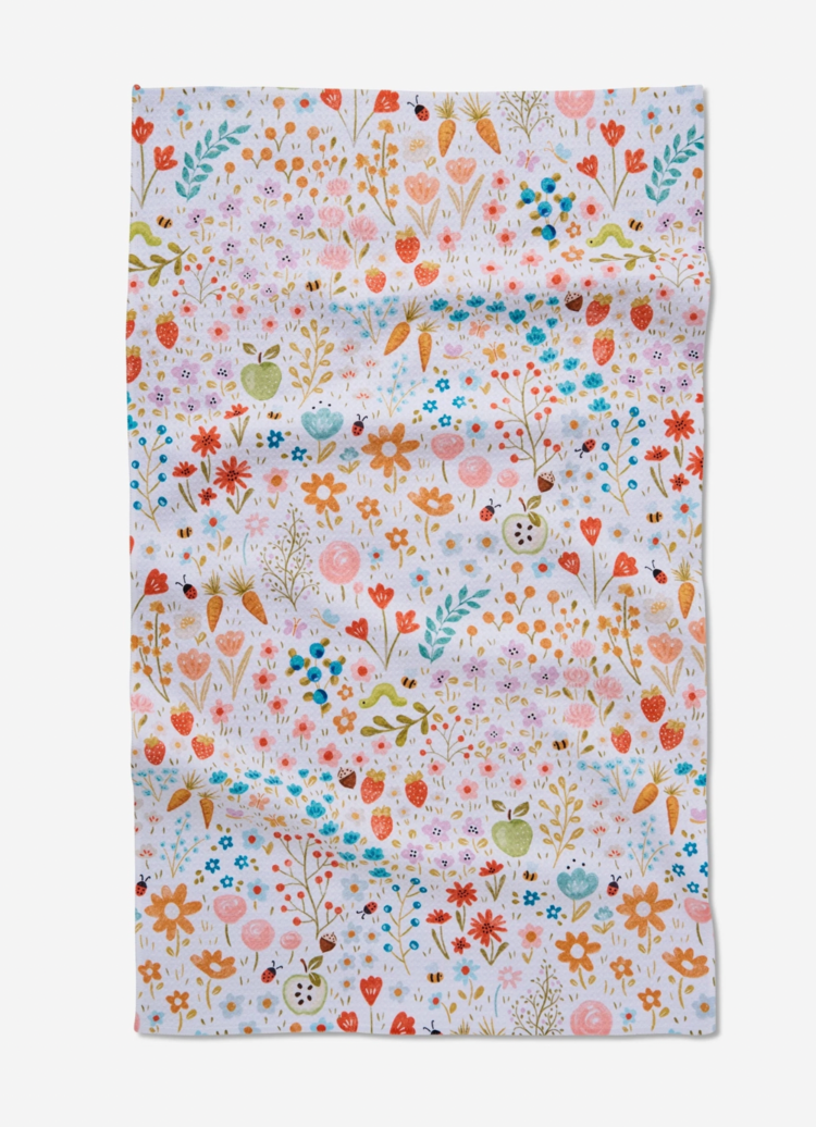 Geometry Honeybee Heaven Tea Towel