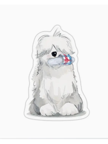 E. Frances Paper Studio Fluffy Dog Sticker
