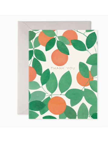 E. Frances Paper Studio Orange Grove Thank You