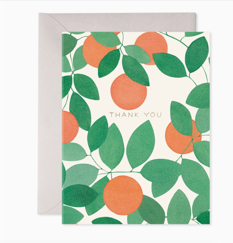 E. Frances Paper Studio Orange Grove Thank You