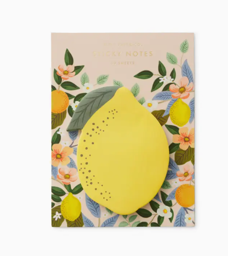 Rifle Paper Co. Lemon Sticky Notes