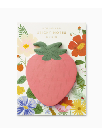 Rifle Paper Co. Strawberry Sticky Notes