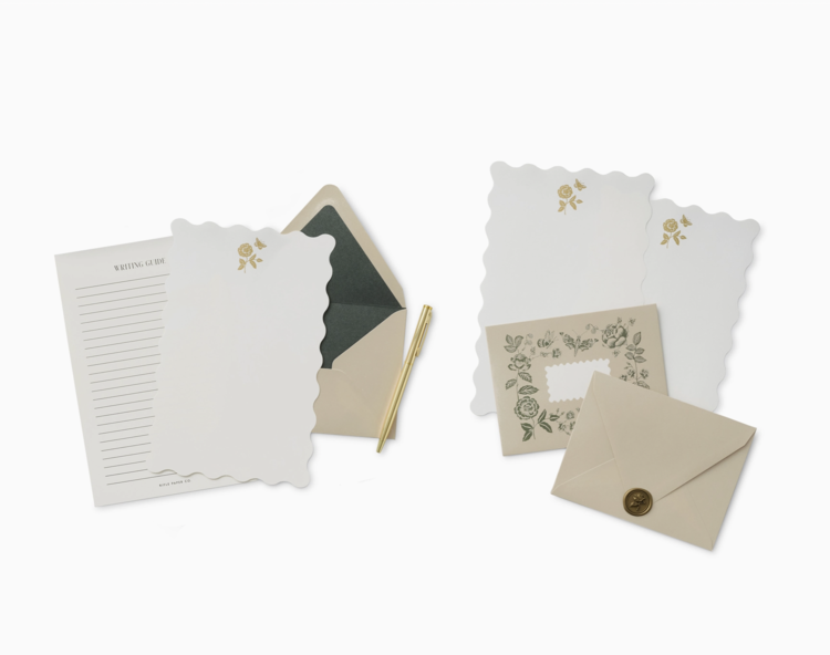 Rifle Paper Co. English Rose Letter Writing Set