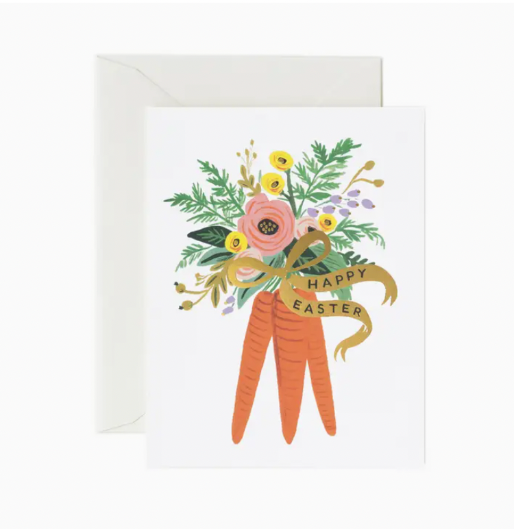 Rifle Paper Co. Carrot Bouquet Card