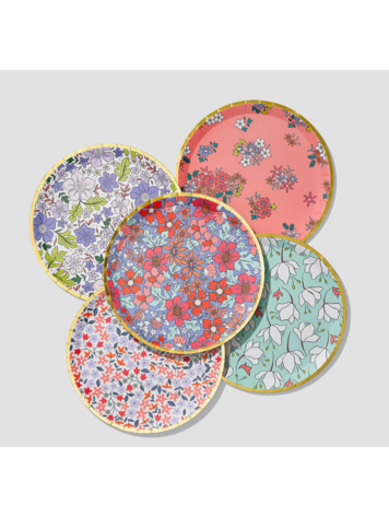 Coterie Party Supplies In Full Bloom Large Paper Party Plates