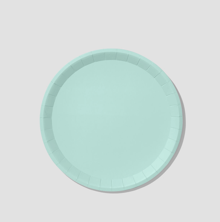 Coterie Party Supplies Mint Large Paper Party Plates
