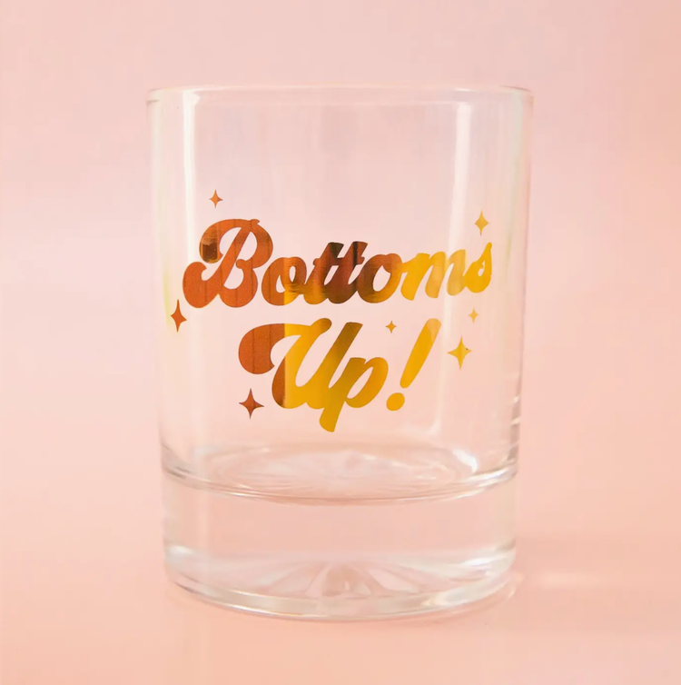 Sunshine Studios Bottoms Up! Tumbler | Gold