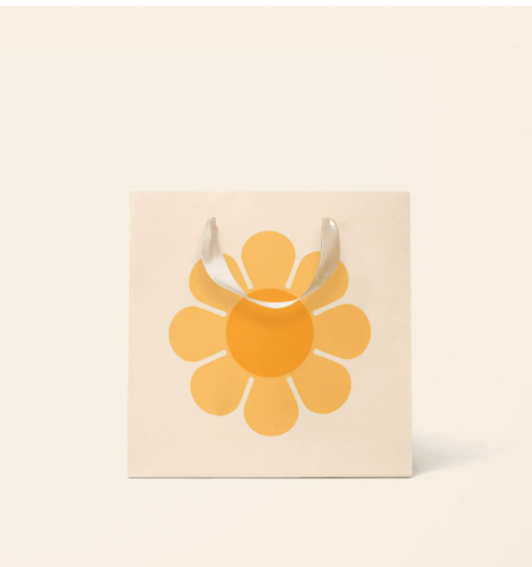 Sunshine Studios Retro Marigold Gift Bag Small