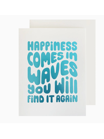 The Social Type Happiness Comes in Waves