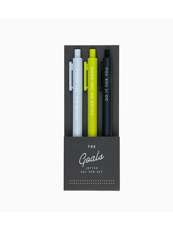 Ruff House Art The Goals Jotter  Pen Set