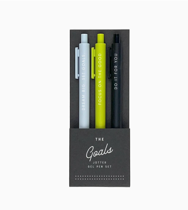 Ruff House Art The Goals Jotter  Pen Set