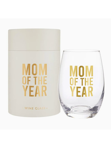 Santa Barbara Design Studio Stemless Wine Glass - Mom of the Year