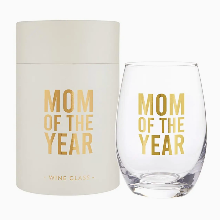 Santa Barbara Design Studio Stemless Wine Glass - Mom of the Year