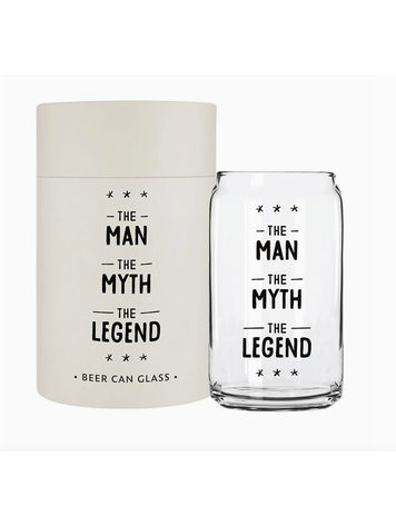 Santa Barbara Design Studio Beer Glass - Man Myth Legend