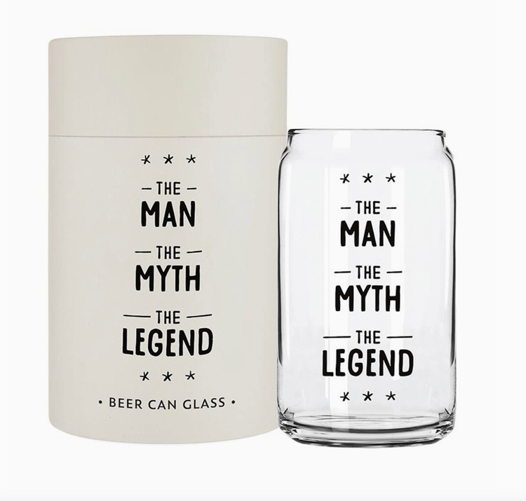Santa Barbara Design Studio Beer Glass - Man Myth Legend