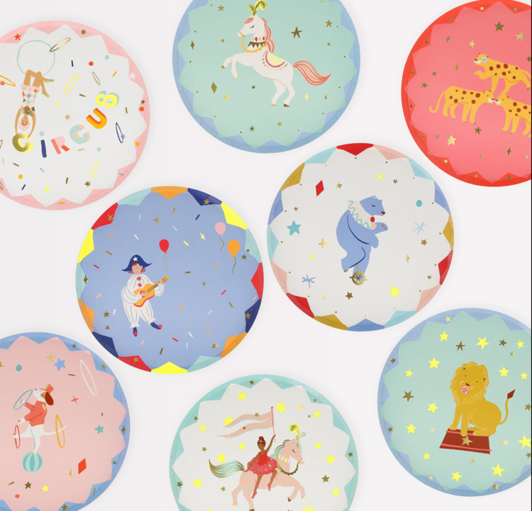 Meri Meri Circus Side Plates