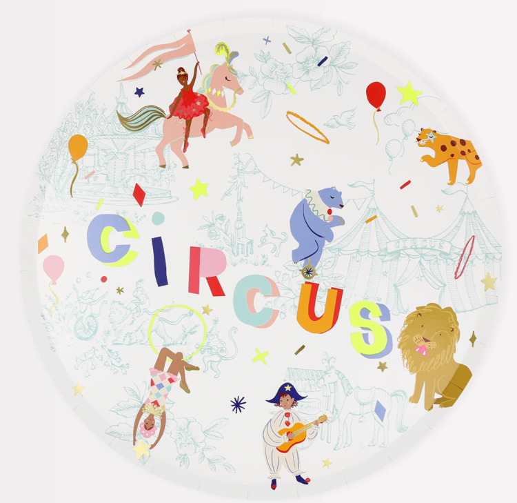 Meri Meri Circus Dinner Plates