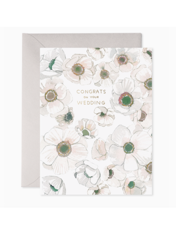 E. Frances Paper Studio White Flower Wedding