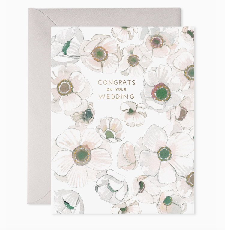 E. Frances Paper Studio White Flower Wedding