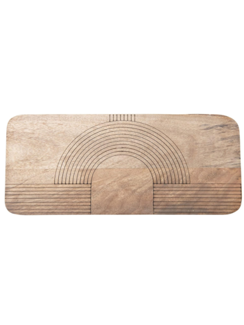 Bloomingville Engraved Mango Wood Cutting Board