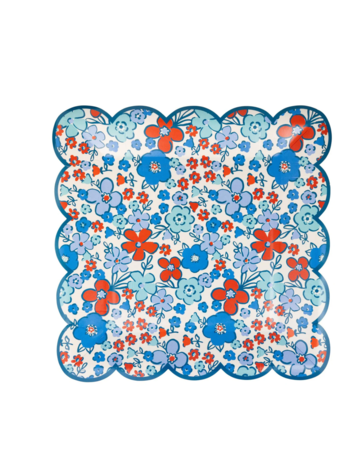 My Mind's Eye Floral Americana 9" Plate