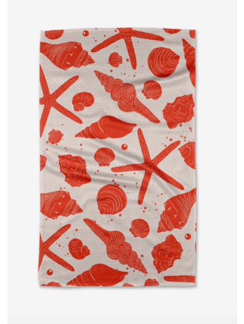 Geometry Tidepool Treasures Tea Towel