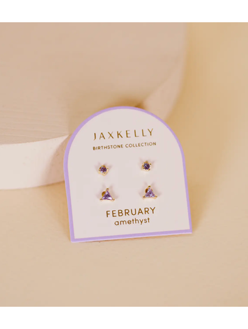 JaxKelly Birthstone Stud Set