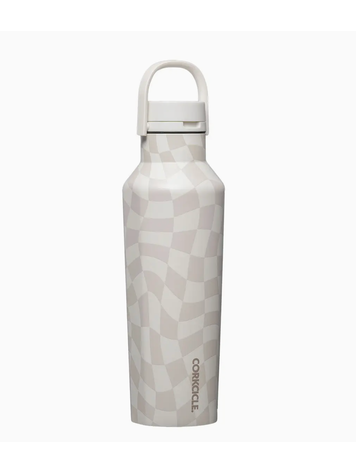 Corkcicle 20oz Wavy Checkerboard - Neutrals