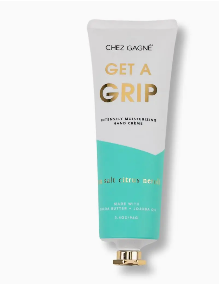 Chez Gagne Letterpress Get A Grip Hand Creme